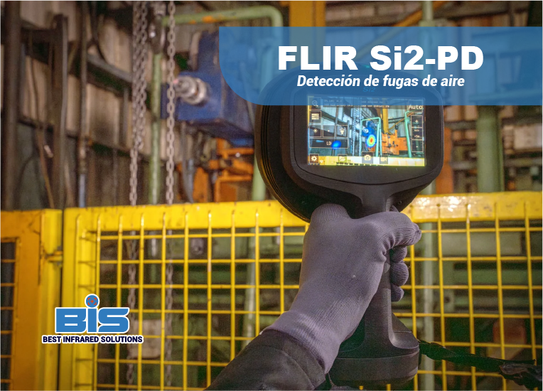 Detección de fugas de aire comprimido con FLIR Si2-PD